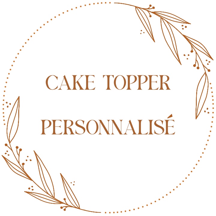 cake topper personnalisé
